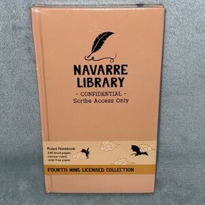 Navarre Library Confidential Scribe Notebook - Peach